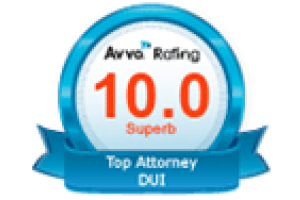 Avvo Rating 10 / Top Attorney DUI - Badge